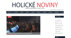 Desktop Screenshot of holickenoviny.cz